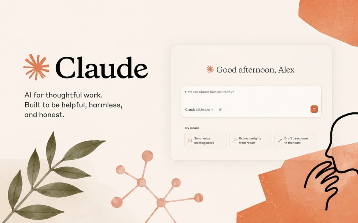 Claude website screenshot